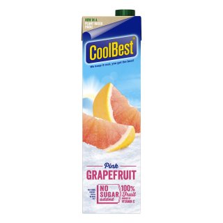 Vruchtensap pink grapefruit Pak 1 liter
