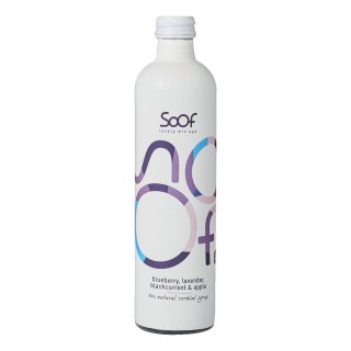 Siroop black blueberry-apple-lavender Flesje 34 cl