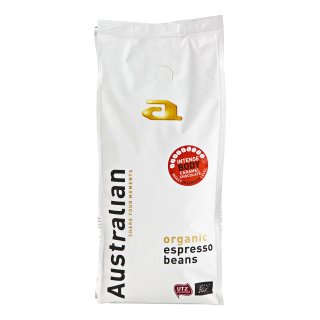 Koffie bonen slowroast intense body, RFA-BIO Zak 1 kilo