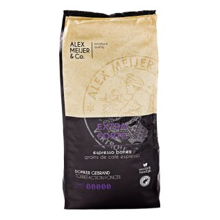 Koffiebonen extra forte sterk Zak 1 kilo