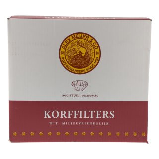 Korffilters 90/ 250 mm Doos 1000 stuks