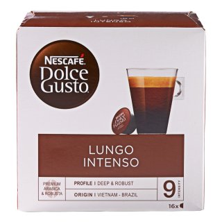 Lungo intenso capsules Doos 16 stuks x 9 gram