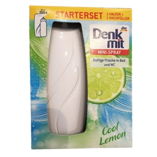 Denkmit Mini Spray Cool Lemon Duftige Frische in Bad & WC (15ml Starterset)