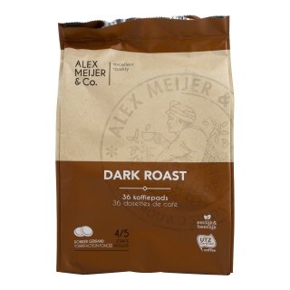 Koffiepads dark roast Zak 36 stuks x 6,94 gram