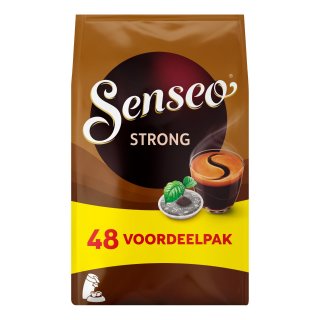Strong Koffiepads Voordeelpak Zak 48 stuks x 6,94 gram