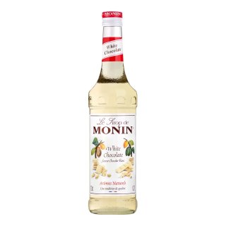Monin Kaffee und Bar Sirup Weiße Schokolade (700ml Flasche)
