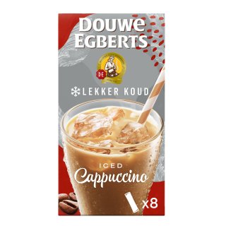 Instantkoffie zakjes iced cappuccino 3 dozen x 8 stuks x 17,8 gram