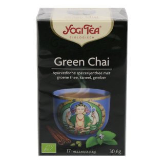 Green chai thee, BIO Pakje 17 zakjes x 1,8 gram