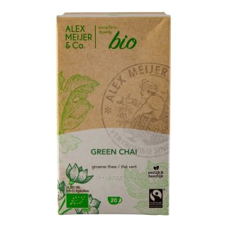 Thee green chai, BIO-FT Pakje 20 stuks x 2 gram