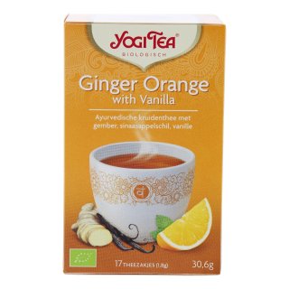 Kruidenthee biologisch ginger orange, BIO Pakje 17 zakjes x 1,8 gram