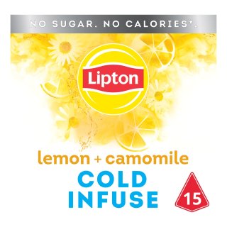 Thee cold infuse lemon-camomille Doos 15 zakjes x 2,47 gram