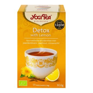 Thee detox met citroen, BIO Pakje 17 zakjes x 1,8 gram