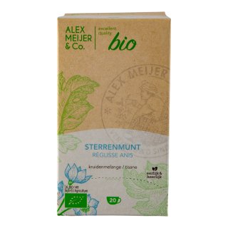 Thee sterrenmunt, BIO Pakje 20 stuks x 1,5 gram