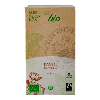 Thee rooibos-kaneel, BIO-FT Pakje 20 stuks x 1,5 gram