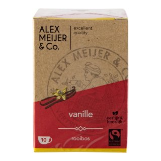 Thee rooibos-vanille, FT 6 pakjes x 10 zakjes x 1,5 gram