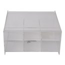 Theedoos 6-vaks Acryl 18 x 17 cm Per stuk