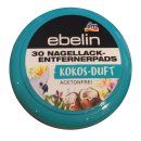 ebelin Nagellackentfernerpads Acetonfrei fruchtiger Duft (30Stk.)