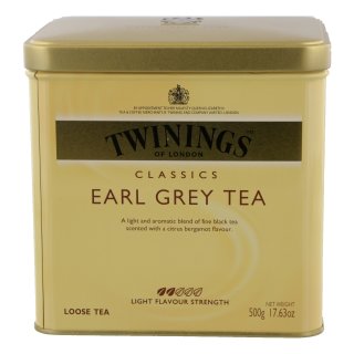 Earl grey thee Blik 500 gram