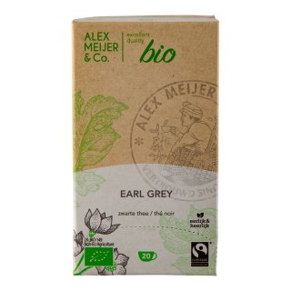 Thee earl grey, BIO-FT Pakje 20 stuks x 2 gram