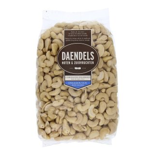 Ongebakken cashewnoten Zak 900 gram