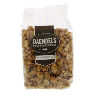 Borrelboontjes geroosterde tuinbonen met sojasaus. Zak 500 gram