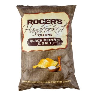 Chips black pepper-salt handcooked Zak 150 gram