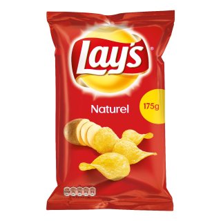 Chips naturel Multipack 3 stuks x 175 gram