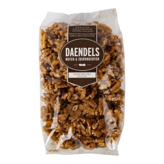 Walnoten chili gepelde walnoten Zak 500 gram