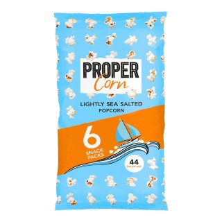 Popcorn sea salt Zakje 6 stuks x 10 gram