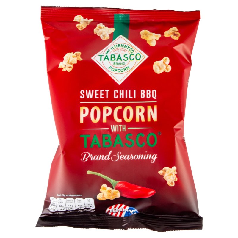 Popcorn sweet chili bbqtabasco 21 zakjes x 24 gram