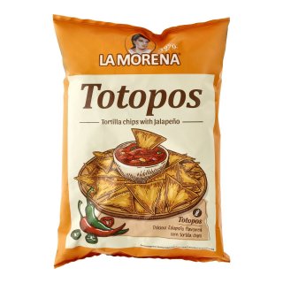 Totopos tortilla chips jalapeno Zak 185 gram