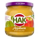 Hak Apfelmus extra Qualität 12er Pack (12x210ml Glas)
