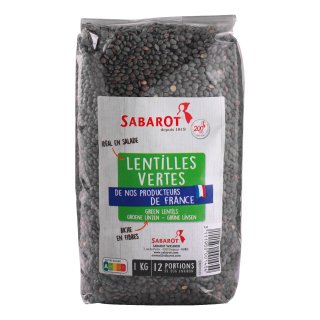 Groene linzen Zak 1 kilo