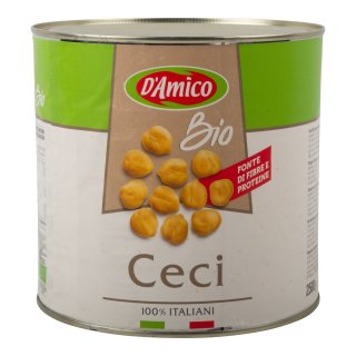 Kikkererwten, BIO Blik 2,5 kilo