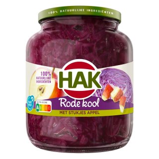HAK Rode kool mit Apfel (12 Gläser x 700g)