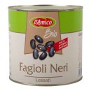 Zwarte bonen, BIO Blik 2,5 kilo