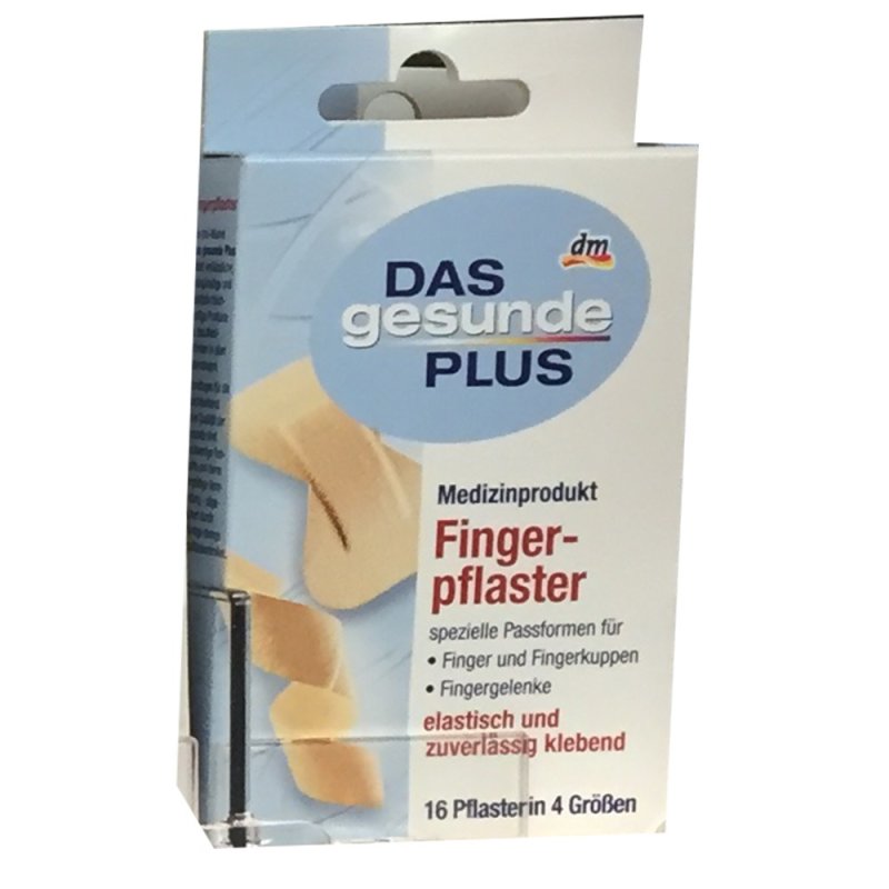 Das gesunde Plus (Mivolis) Fingerpflaster verschiedene Grössen  3er-Pack(3x16 Stk : : Drogerie & Körperpflege