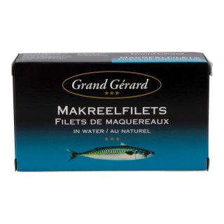 Makreelfilet naturel 5 blikken x 125 gram