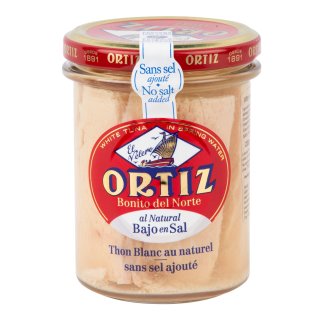 Ortiz Bonito del Norte Weißer Thunfisch in Wasser (220g Dose)