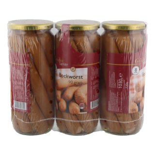 Bockwost 3 potten x 720 gram