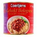Gehakt bolognese 28% rundvlees Blik 2,7 kilo
