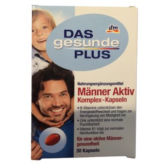 Das gesunde Plus Männer Aktiv Komplex-Kapseln (30St)