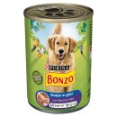 Volledig dierenvoer met rund en hart 12 blikken x 800 gram