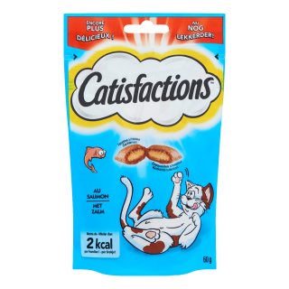 Kattensnack zalm 6 pakjes x 60 gram