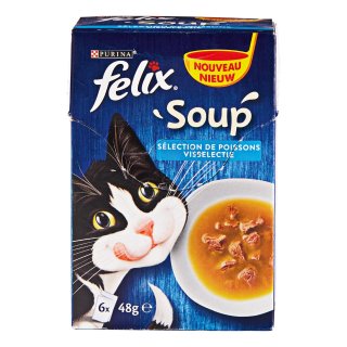Felix Soup Poissons Visselectie (6x48g)