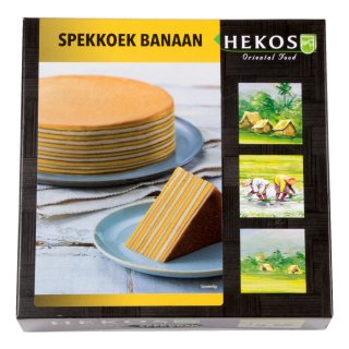 Spekkoek banaan Doos 570 gram