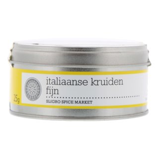 Italiaanse Kruiden Fijn Blik 25 gram