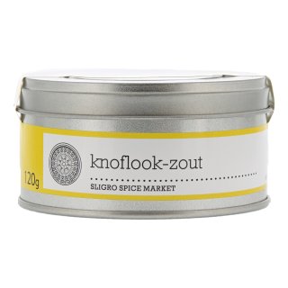 Knoflook-zout Blik 120 gram
