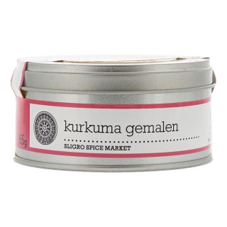 Kurkuma gemalen Blik 65 gram