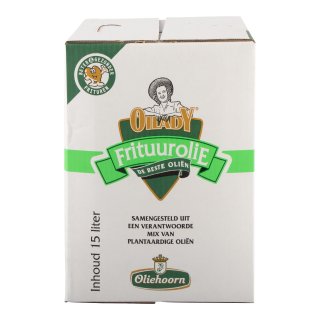 Frituurolie BIB Zak in doos 15 liter